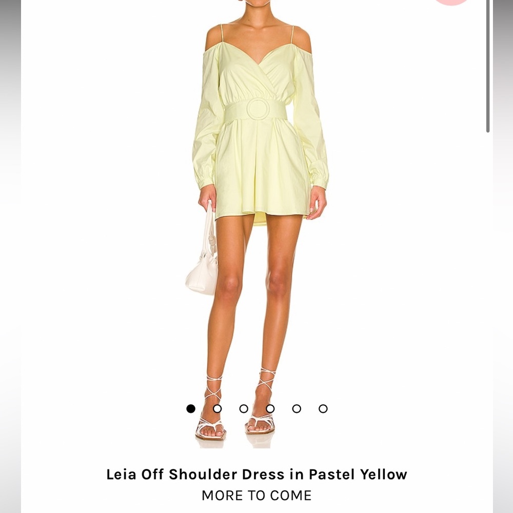 More to come green dress with belt